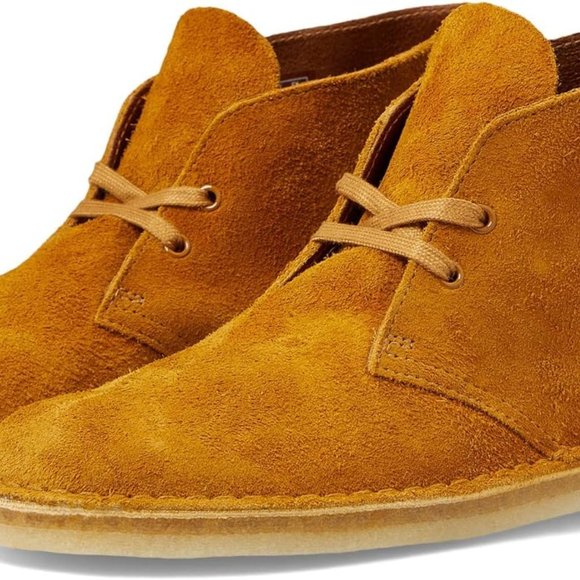 Clarks Desert Boot Brown/Orange Suede main image 5